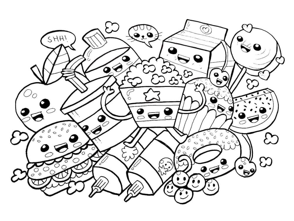 Đồ Ăn Siêu Dễ Thương