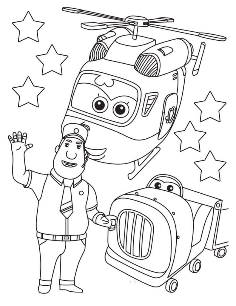 Tô Màu Đội Bay Siêu Đẳng