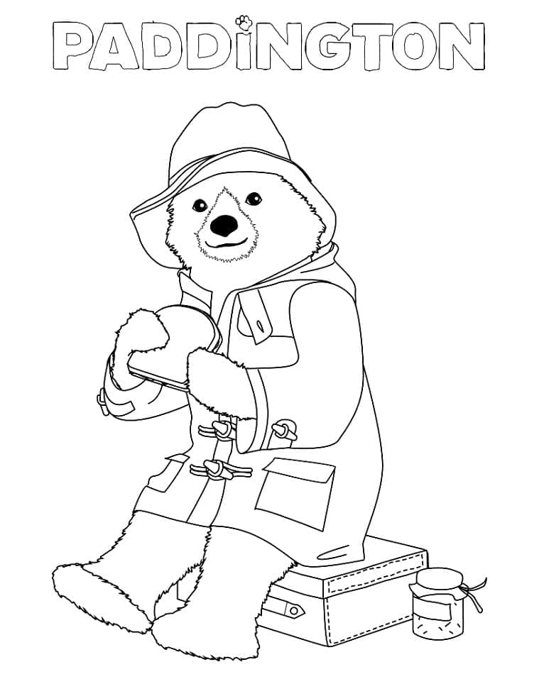 Gấu Paddington Ăn Bánh Kẹp