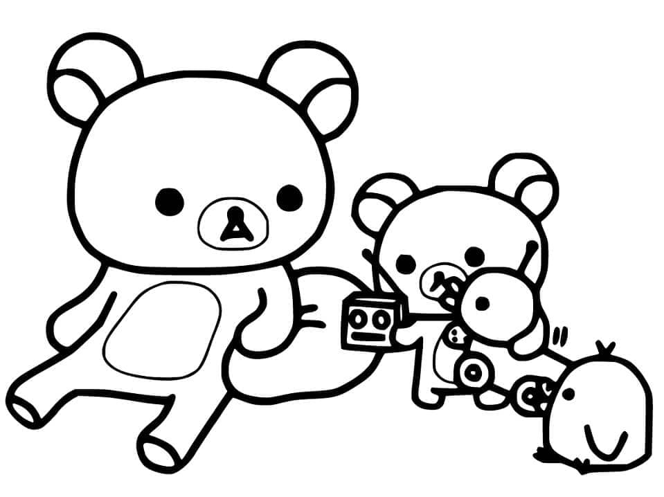 Gấu Rilakkuma Đáng Yêu
