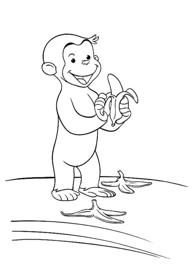 George Eating a Banana