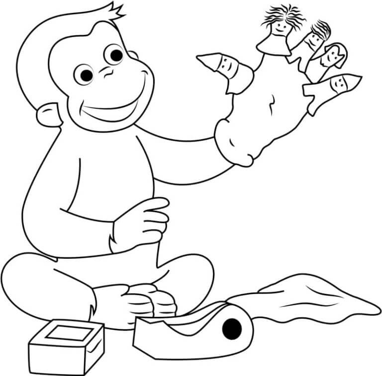 George Playing with Toys