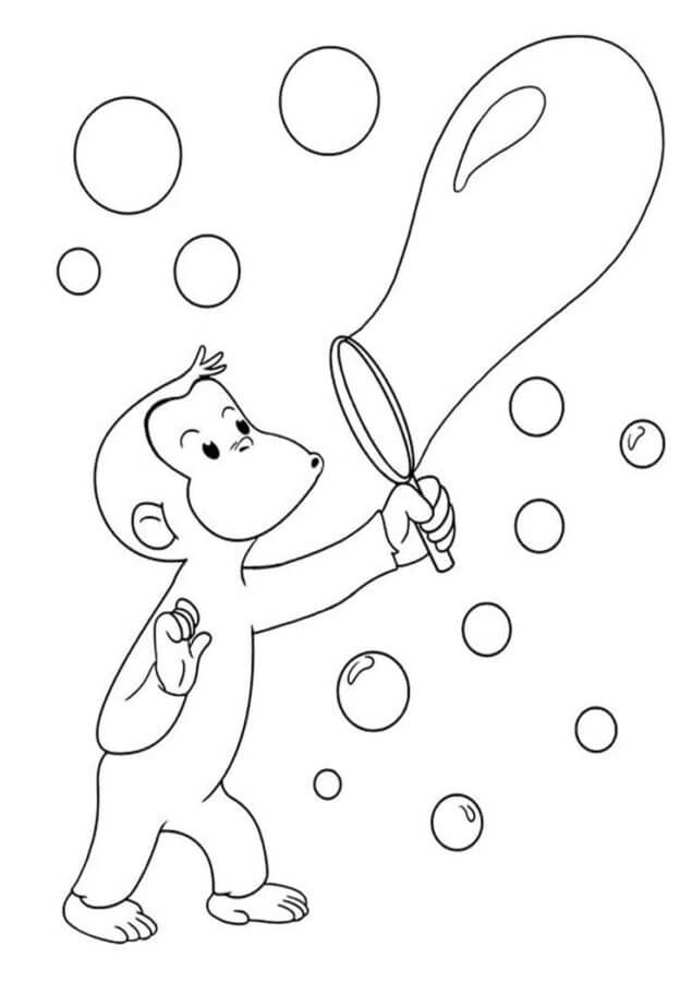 George Blowing Bubbles