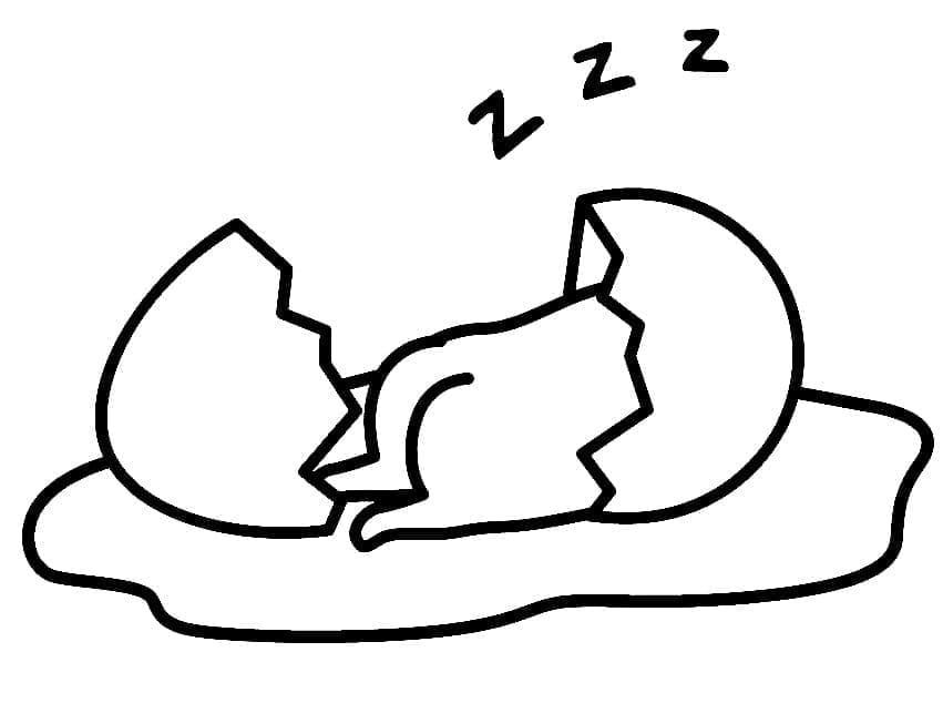 Gudetama Đang Ngủ