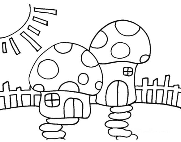 Hai Ngôi Nhà Nấm