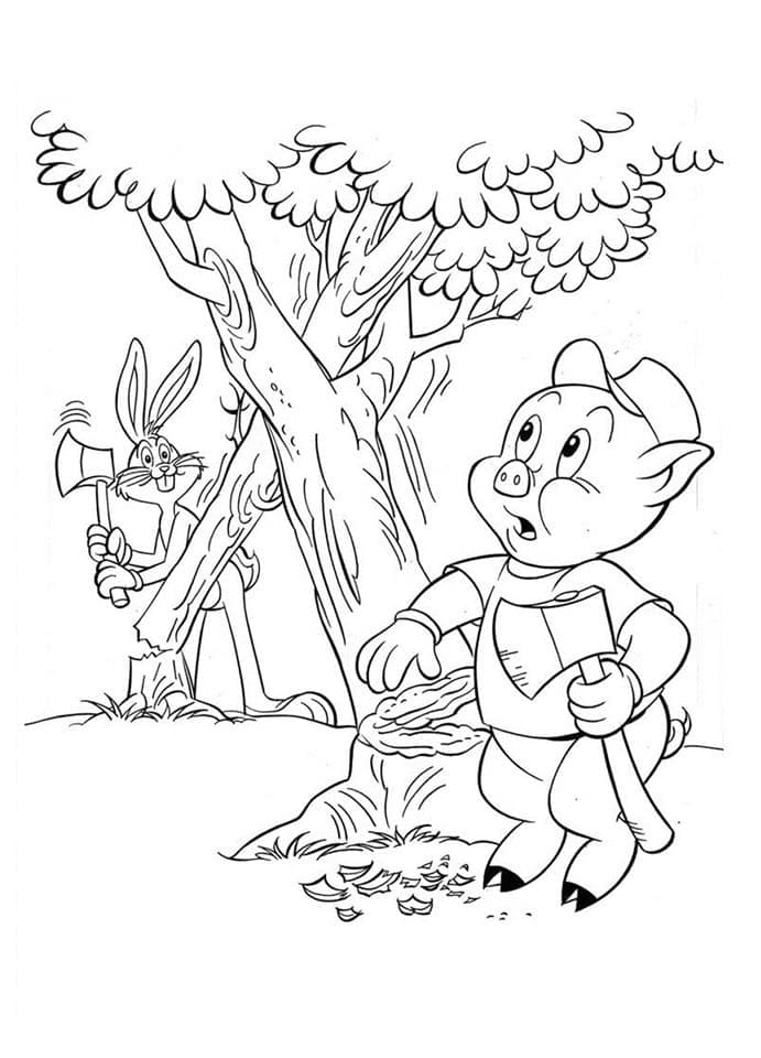 Heo Porky Thợ Mộc