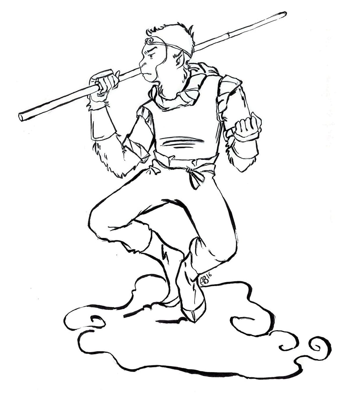 Hình Vẽ Tôn Ngộ Không