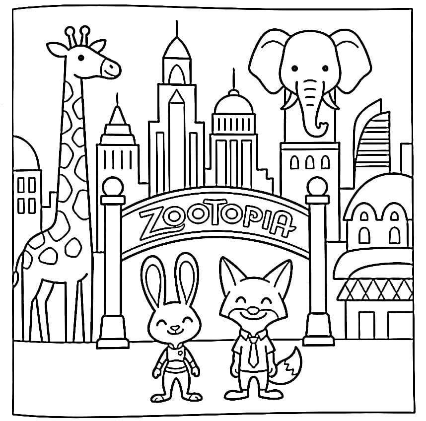 Hoạt Hình Zootopia Đáng Yêu