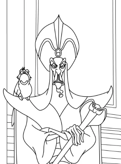 Jafar Trong Phim Hoạt Hình Aladdin