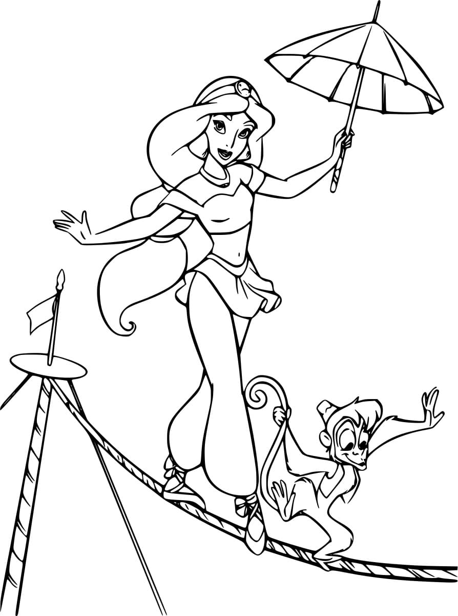 Jasmine và Abu Biểu Diễn