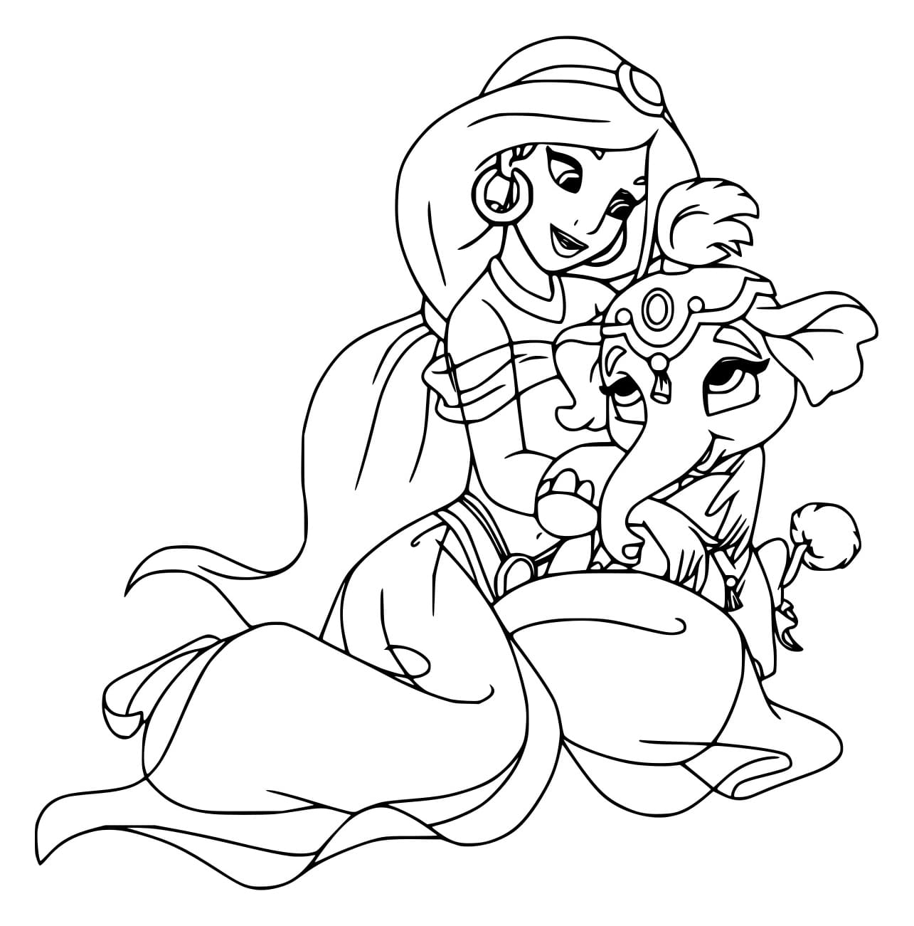 Jasmine Và Chú Voi Con