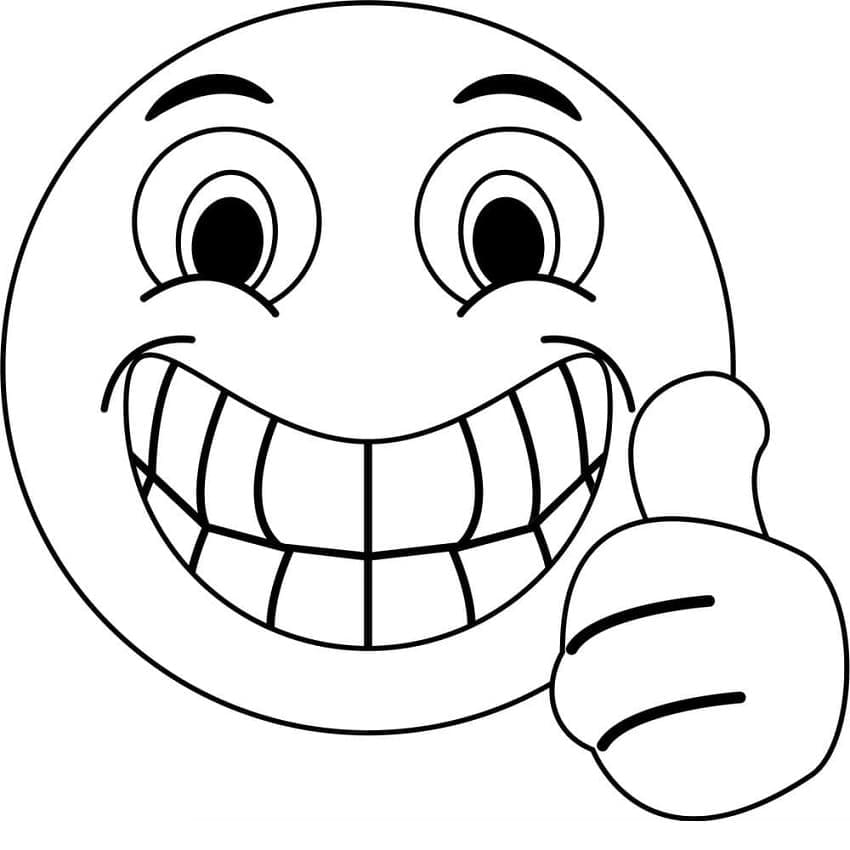 Khuôn Mặt Cười Hở Răng