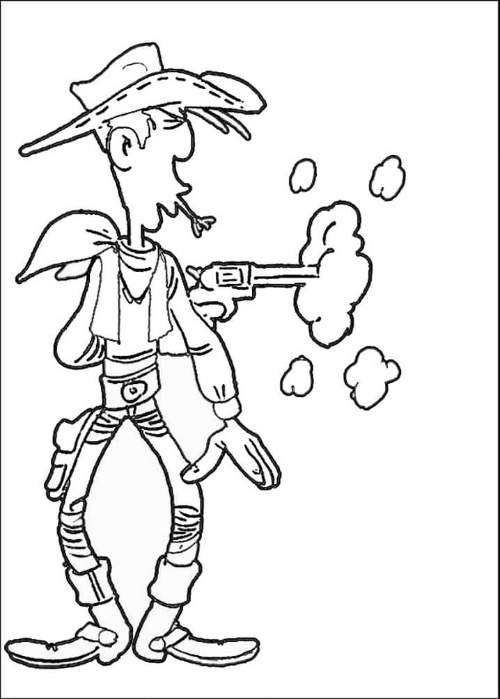 Lucky Luke Đang Bắn Súng