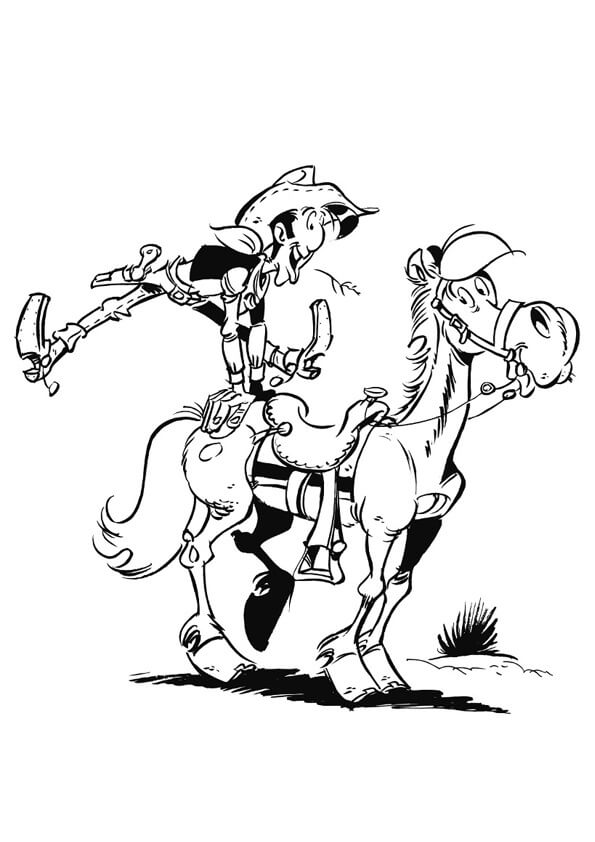 Lucky Luke Vui Vẻ và Chú Ngựa