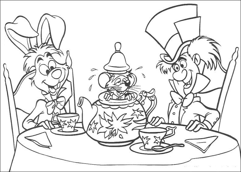Mad Hatter, March Hare Và Dormouse