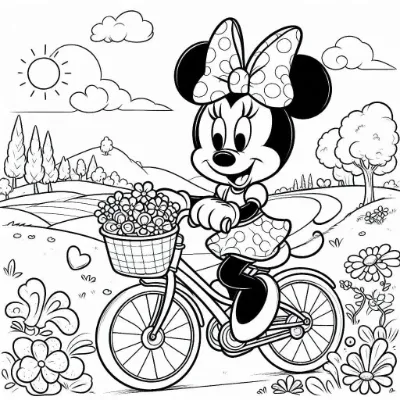 Minnie Biking