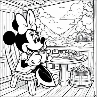 Minnie Relaxing
