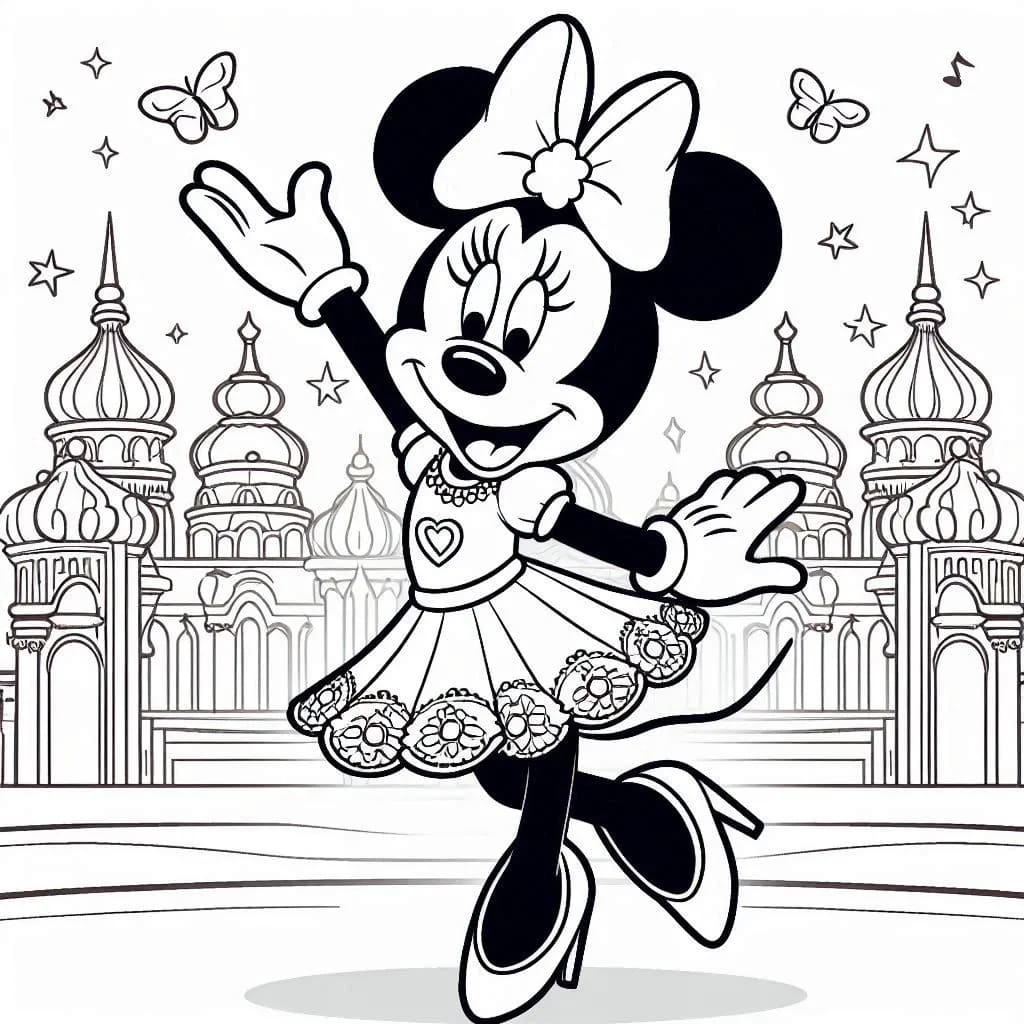 Tô Màu Chuột Minnie