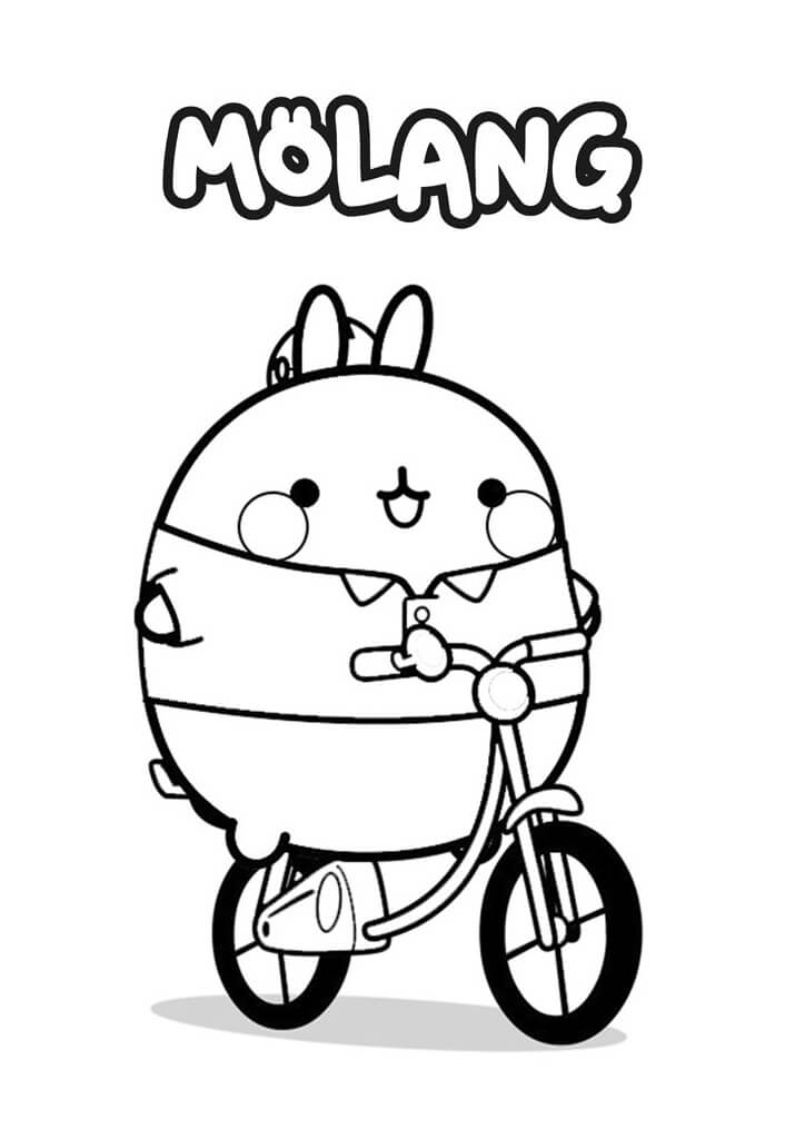 Molang Đạp Xe