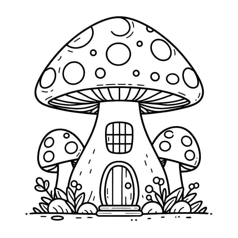 Ngôi Nhà Nấm Cute Nhất