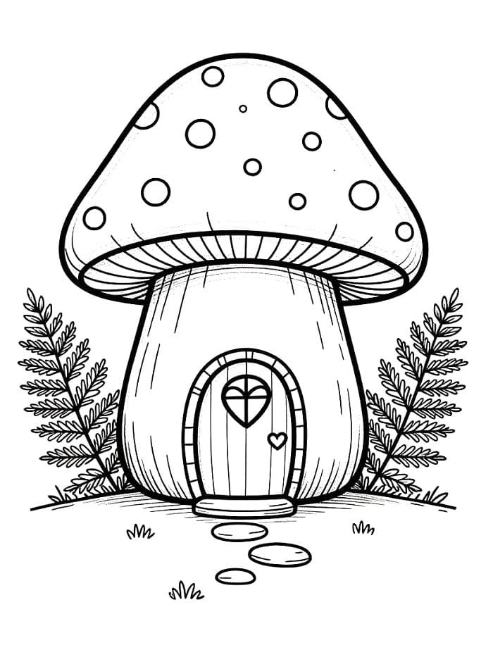 Ngôi Nhà Nấm Dễ Thương