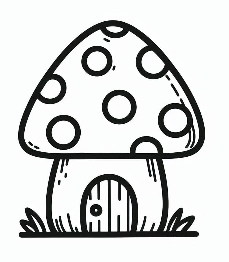 Ngôi Nhà Nấm Đơn Giản Cute