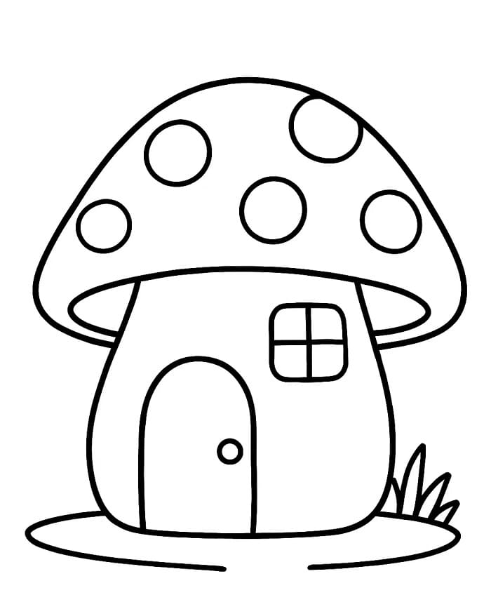 Ngôi Nhà Nấm Đơn Giản Nhất