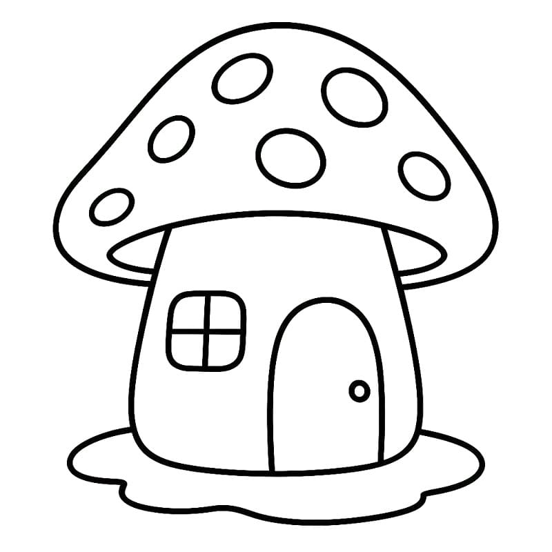 Ngôi Nhà Nấm Nhỏ Đáng Yêu