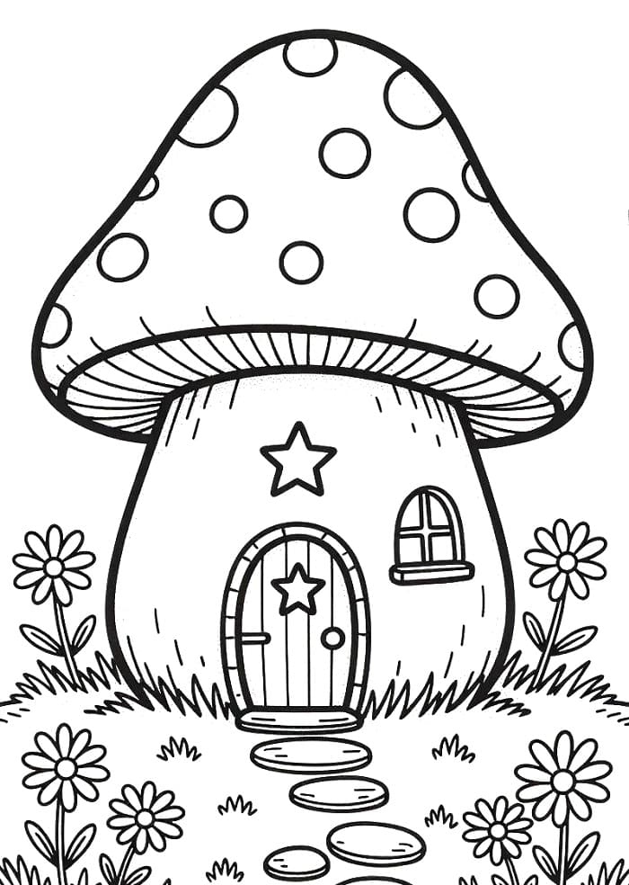 Ngôi Nhà Nấm Nhỏ Xinh Xắn