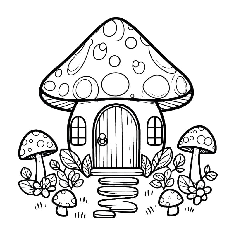 Ngôi Nhà Nấm Xinh Xắn