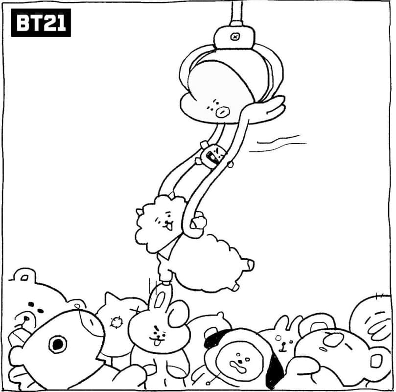 Nhân Vật BT21 Cute
