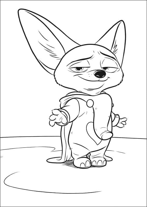 Nhân Vật Finnick Trong Zootopia