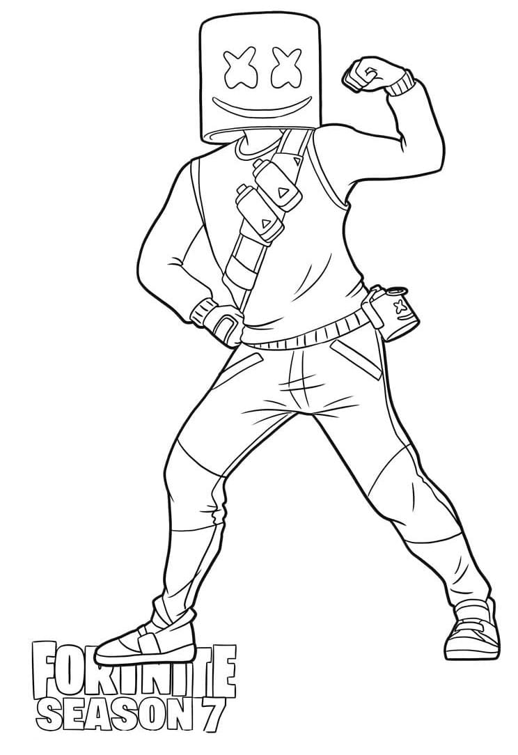 Nhân Vật Fortnite Marshmello