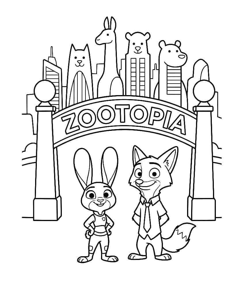 Nhân Vật Hoạt Hình Zootopia