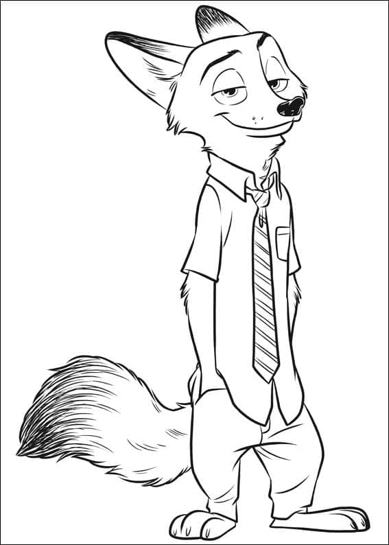 Nhân Vật Nick Wilde Trong Zootopia