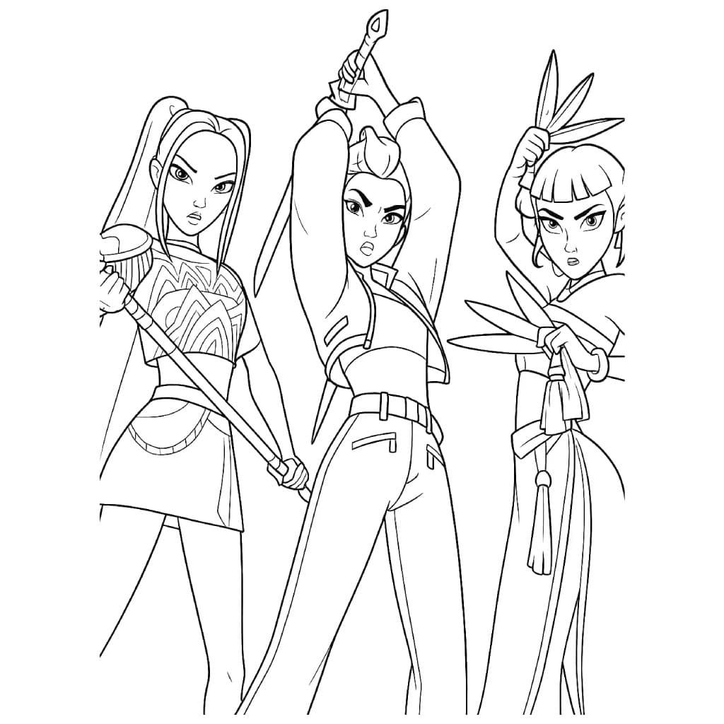 Nhân Vật Thợ Săn Quỷ KPop