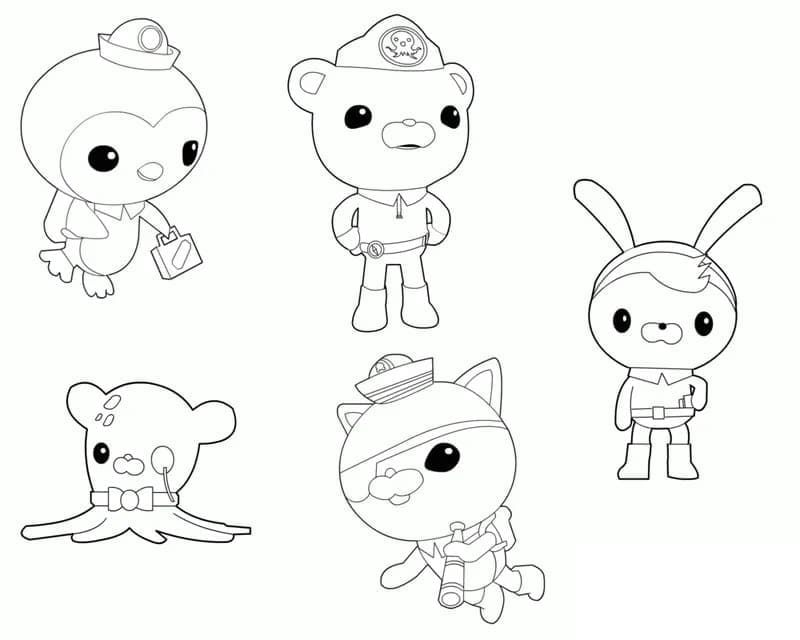 Nhân Vật Trong Octonauts