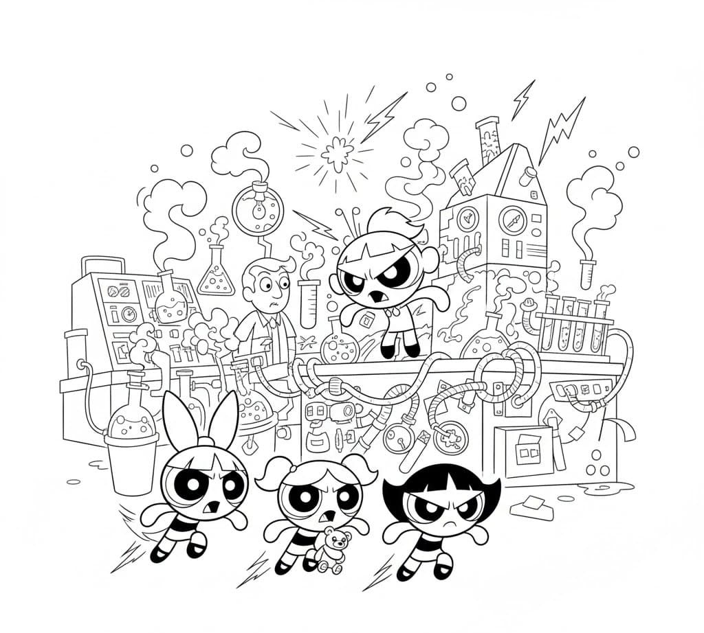 Những Cô Gái Siêu Nhân Đang Giao Chiến