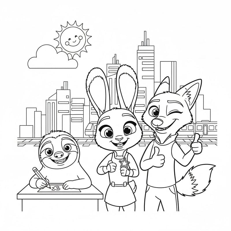 Những Nhân Vật Zootopia