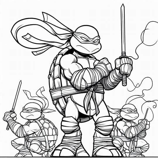 Ninja Rùa Cảnh Giác