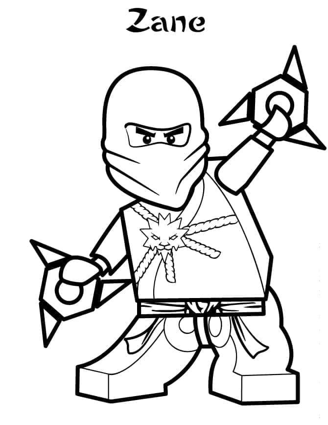 Ninjago Zane Cầm Phi Tiêu
