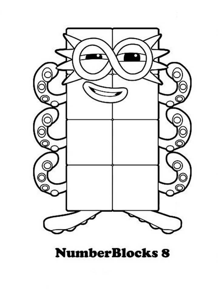 Number Block 8