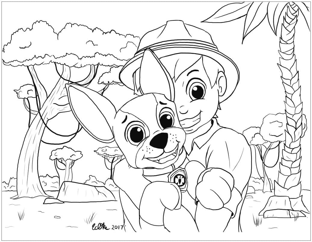 Paw Patrol Carlos và Tracker