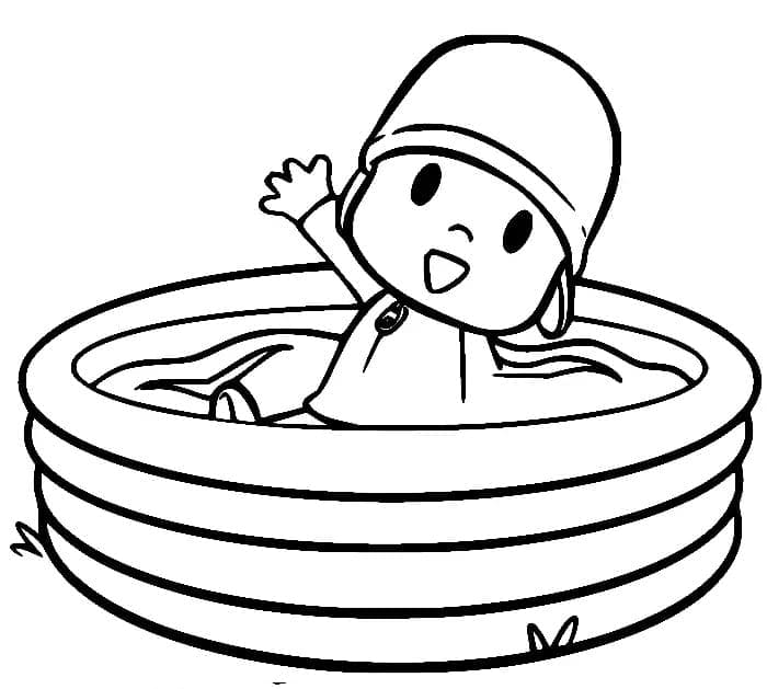 Pocoyo Trong Bể Bơi