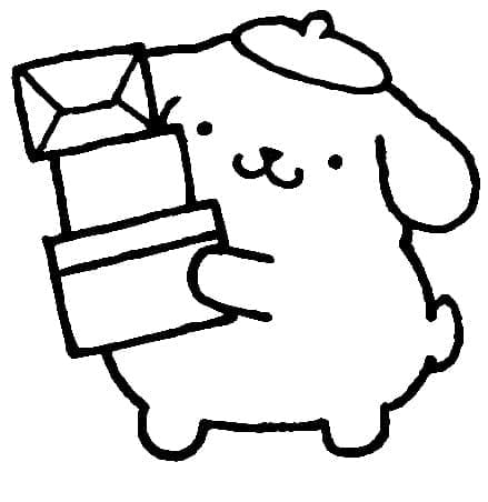 Pompompurin Với Quà