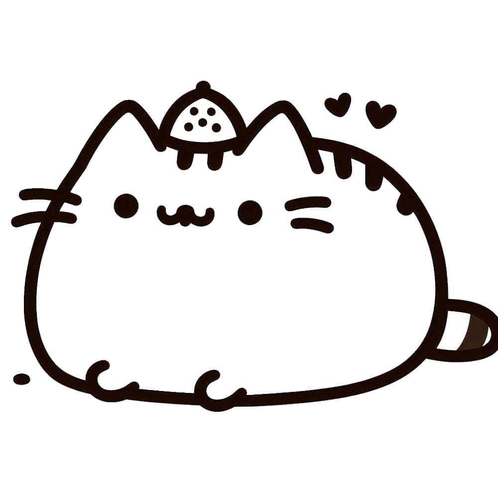 Relaxing Pusheen
