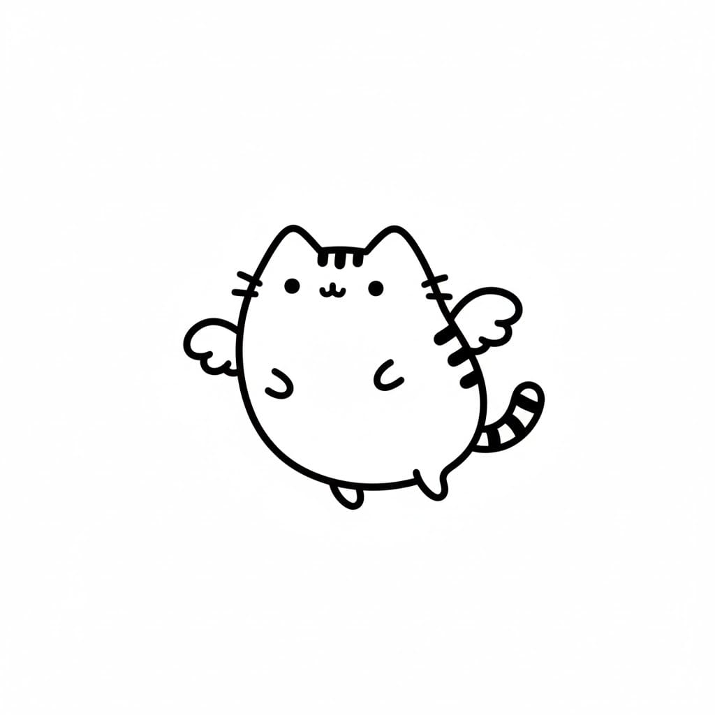 Pusheen with Wings