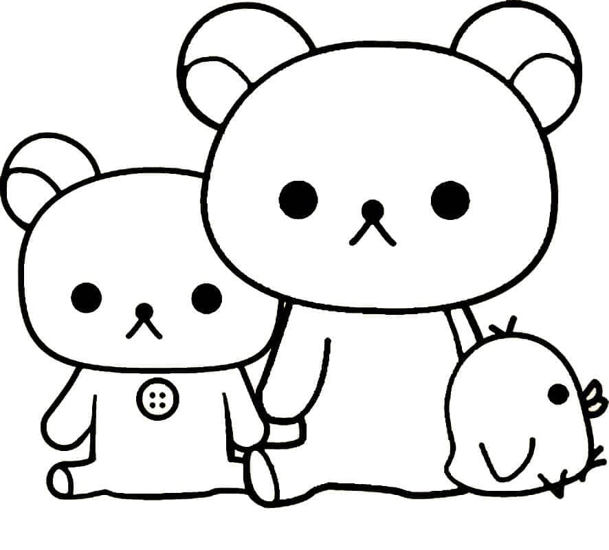 Rilakkuma Với Bạn Bè