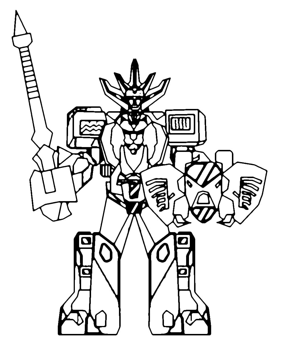 tranh to mau robot sieu thu