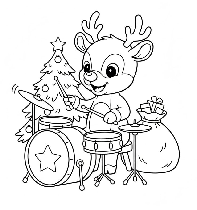 Rudolph Đánh Trống